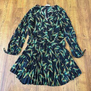 A.L.C. Rory pleated silk Dress